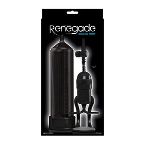 nsnovelties Renegade Bolero Penis Pump — 9-inch Acrylic, Black - NSN1122-13