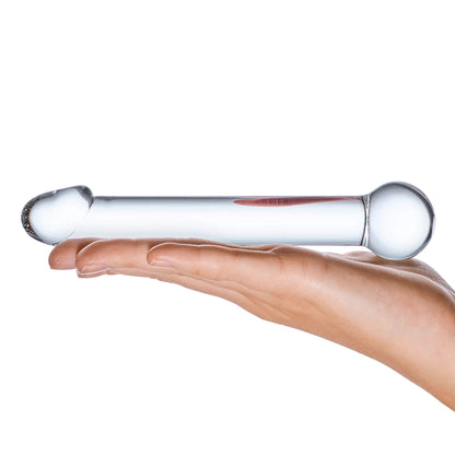 7 Inch Realistic Head Glass Dildo by Electric Novelties