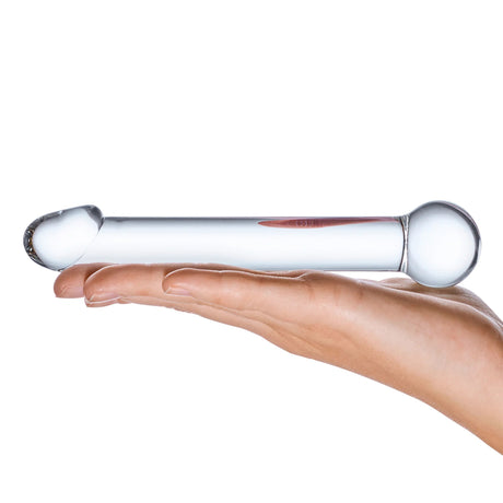 7 Inch Realistic Head Glass Dildo by Electric Novelties