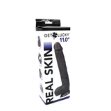 "Real Skin 11 Dual Layer Dildo - Dark Brown VB-GL-3229"