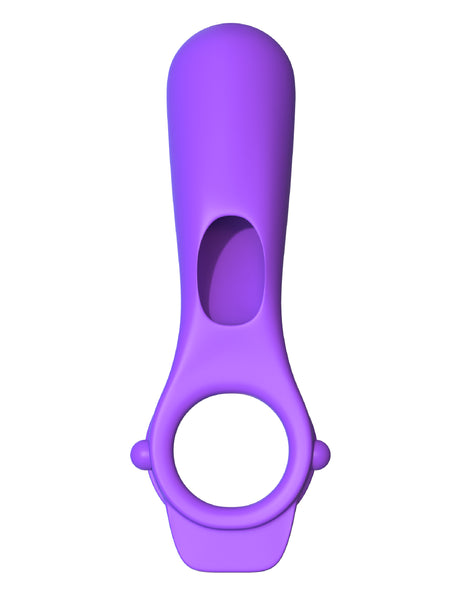 Pipedream Ride n' Glide Couples C-Ring with Vibrating Stimulator - PD5824-12