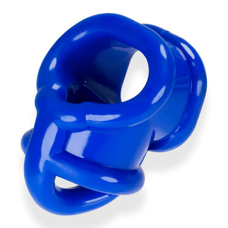 Oxballs Ballsling Cocksling with Splittler — Police Blue - OX-3027-PB