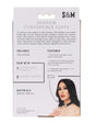 Sportsheets Shadow Convertible Cuffs — Black Faux Leather - SS10302