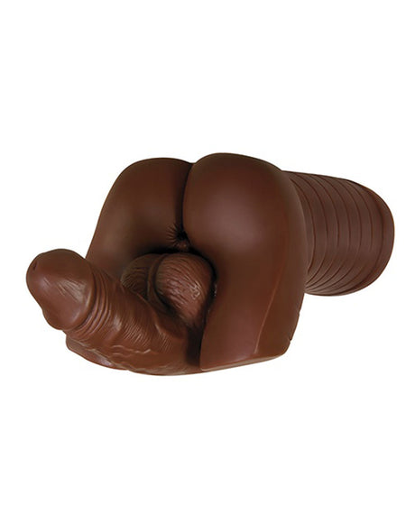 Evolved Novelties Backdoor Bash Dark Stroking Toy with Vibrating Ring - GX-MS-9468-2
