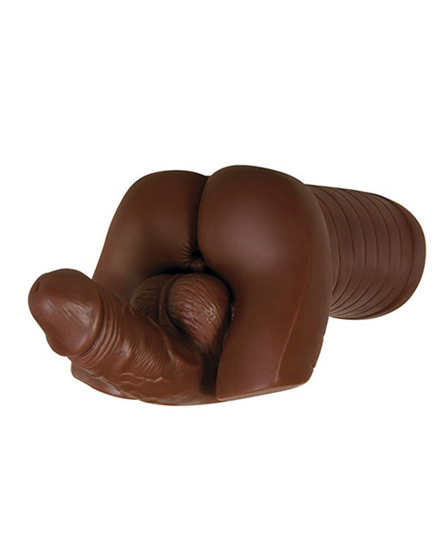 Evolved Novelties Backdoor Bash Dark Stroking Toy with Vibrating Ring - GX-MS-9468-2