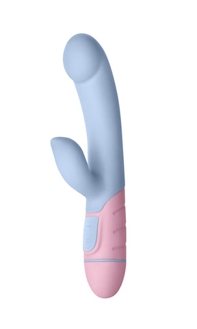 Femme Funn Ffix Rabbit Vibrator — Light Blue, Battery Operated - FF-4003-09