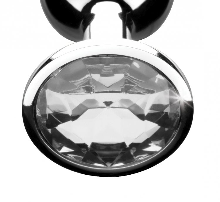 Clear Gem Anal Plug - Large by XR Brands