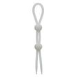 CalExotics Alpha Liquid Silicone Dual Lasso — Natural, 7.5 in - SE1492282