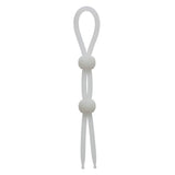CalExotics Alpha Liquid Silicone Dual Lasso — Natural, 7.5 in - SE1492282