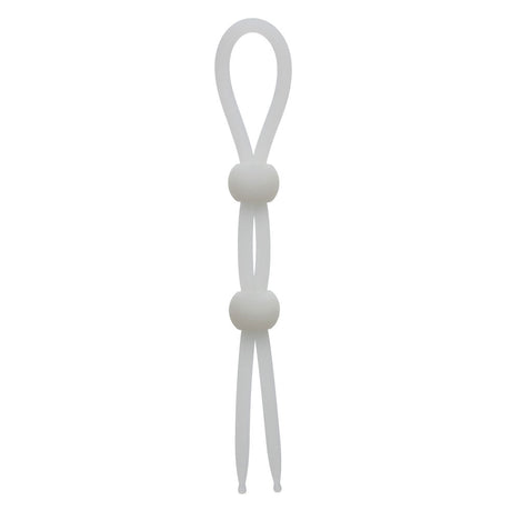 CalExotics Alpha Liquid Silicone Dual Lasso — Natural, 7.5 in - SE1492282
