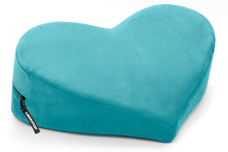 Liberator Heart Wedge — Teal Microvelvet Positioning Pillow - L8551