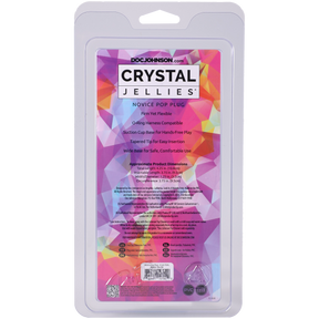 Doc Johnson Crystal Jellies Novice Pop Plug, 4 in Teal - DJ0283-19-CD