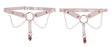 Sportsheets Peaches 'N Creame Pearl Garters — Peach - SS10213