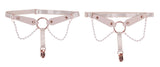 Sportsheets Peaches 'N Creame Pearl Garters — Peach - SS10213