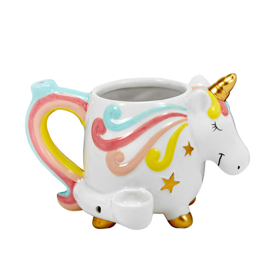 Fashioncraft Unicorn Roast & Toast Ceramic Mug with Pipe, 18oz - FC-88101