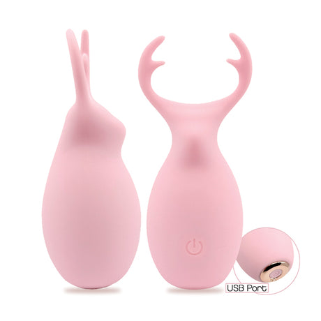 Icon Brands Buzzy Buddies Hello Dear Clitoral Stimulator — Pink - IC4030