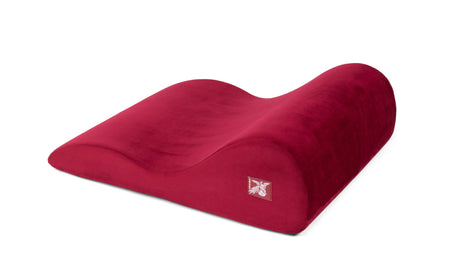 Liberator Hipster Sex Pillow — Merlot Microvelvet Wedge - L5168