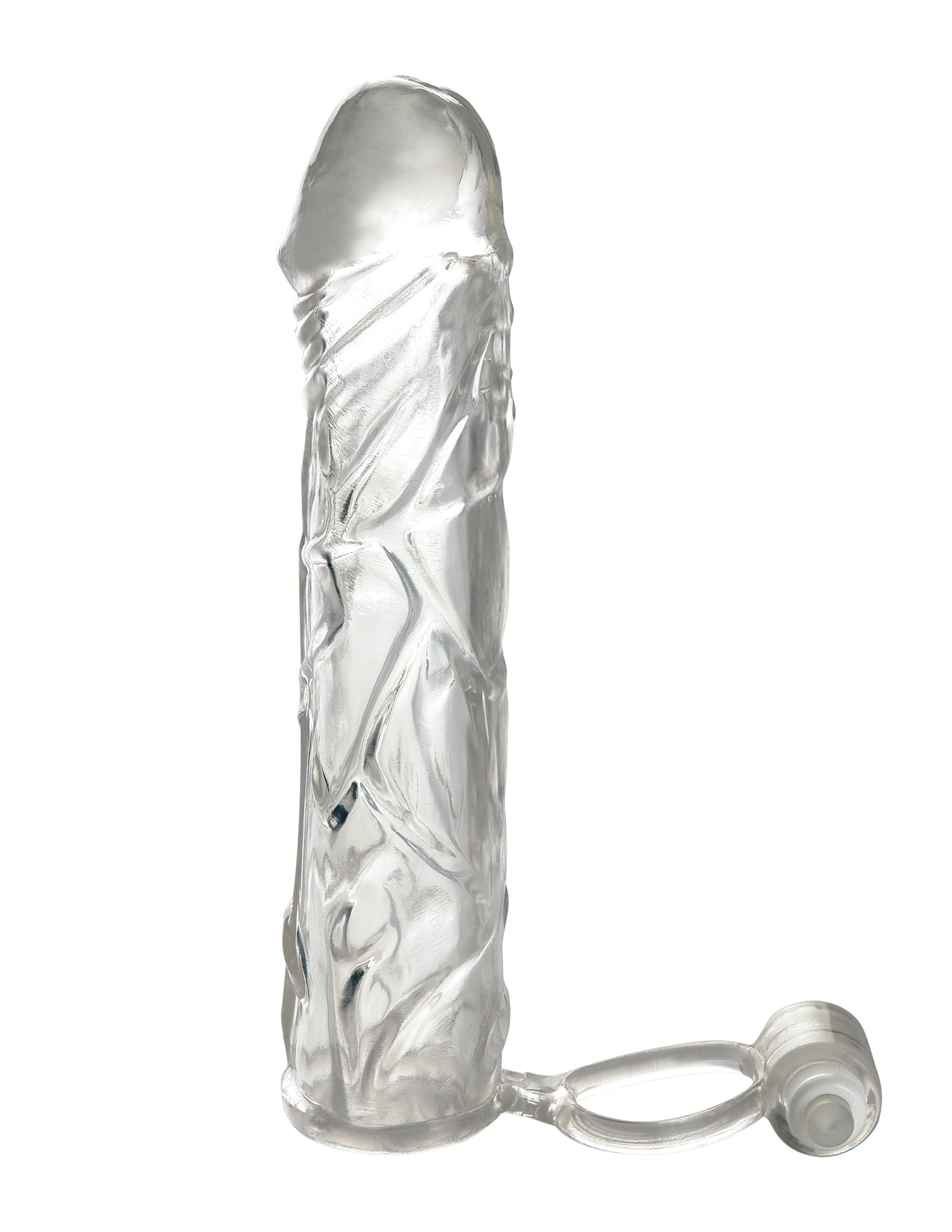 Fantasy X-Tensions Vibrating Super Sleeve - Clear by Pipedream