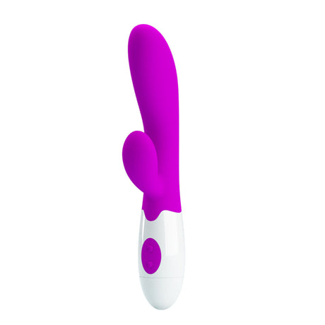 Pretty Love Alvis Rabbit Vibrator — 30 Functions, Purple, 7.88 in - BI-014263