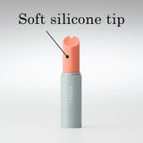 Iroha Stick Vibrator — Coral & Gray, Compact Waterproof - TN828