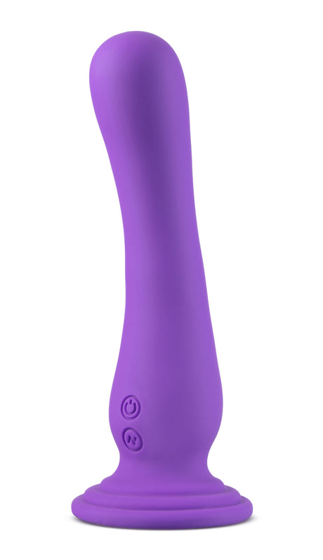 Blush Impressions Ibiza Plum G-Spot & Prostate Vibrator, 7.5" - BL-86401