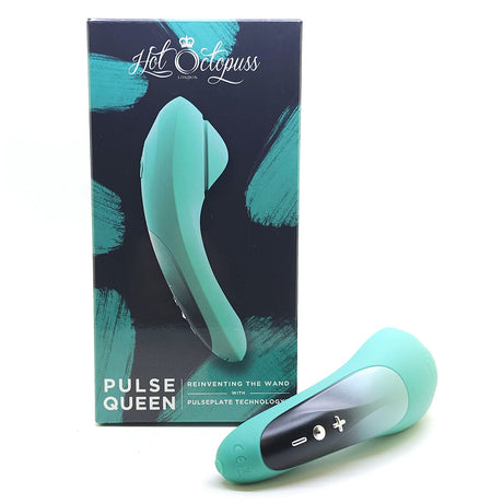Hot Octopuss Pulse Queen Clitoral Wand — Oscillating, Green - HO1331