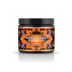 Kama Sutra Honey Dust Kissable Body Powder — Tropical Mango, 6 oz - KS12015