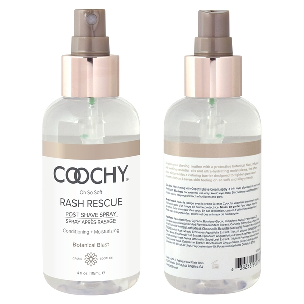 Coochy Rash Rescue Mist Botanical Blast — After-Shave Mist 4 oz - COO1019-04