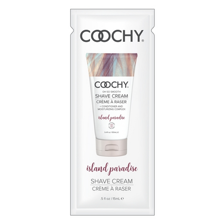 Coochy Island Paradise Shave Cream — 0.5 fl oz Foil - HP1025