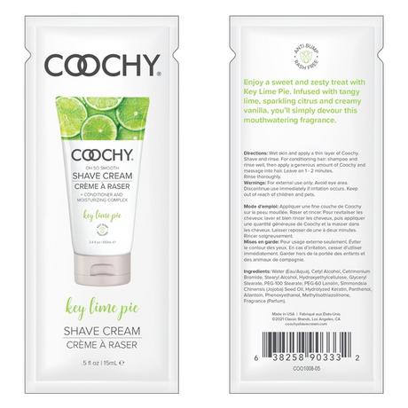 Coochy Oh So Smooth Key Lime Pie Shave Cream — .5 oz (15 mL) - HP1028