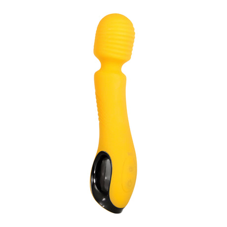 Buttercup 10-Speed Wand Vibrator — Vinnic & Player Batteries, Yellow - EN-RS-8263-2