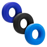 Hunkyjunk HUJ3 C-Ring 3-Pack — Cobalt Multi - OX-HUJ-102-BLUMULTI
