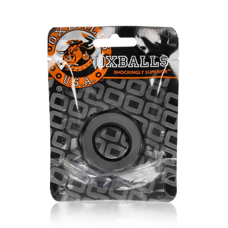 OXBALLS Humpballs Cockring — FLEXtpr Stretch Ring, Black - OX-AJ1077-BLK