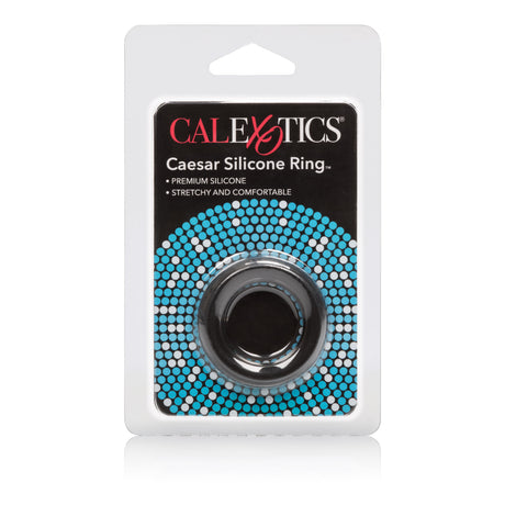 Caesar Silicone Ring - Black by CalExotics