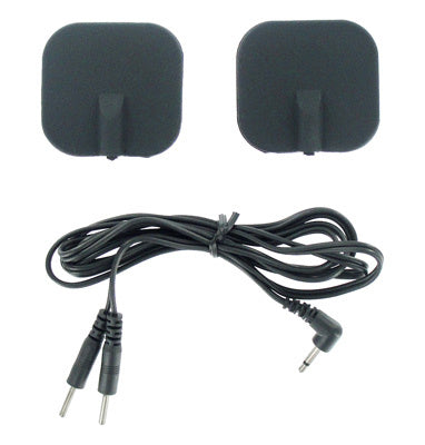 Deluxe Black Electro Pads by XR Brands