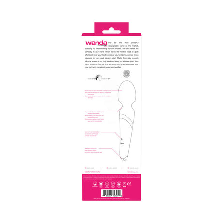 VeDO Wanda Rechargeable Wand — Foxy Pink - VI-W0109