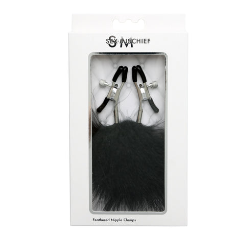 Sex and Mischief Feathered Nipple Clamps — Sportsheets - SS100-82