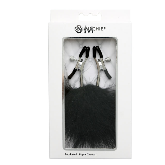 Sex and Mischief Feathered Nipple Clamps — Sportsheets - SS100-82