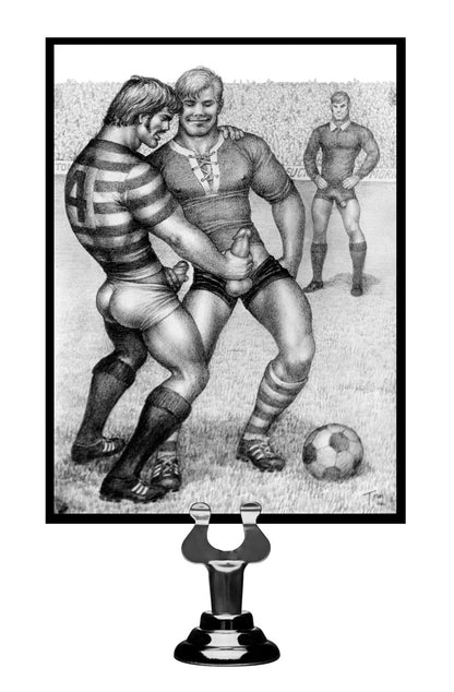 Tom of Finland Silicone Cock Ring With 3 Weighted Balls by XR Brands
