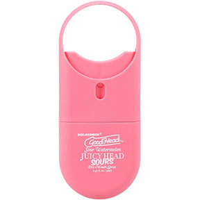 Doc Johnson GoodHead JuicyHead Sour Watermelon Dry Mouth Spray To‑Go, 0.30 oz - DJ1363-50-CD
