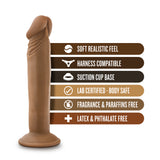 Blush Dr. Small 6-Inch Dildo, Mocha - BL-14627