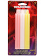 Doc Johnson Japanese Drip Candles — 3 Pack (Pink, White, Yellow) - DJ2101-02-CD