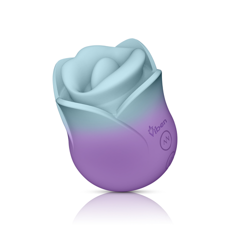 Viben Succubus Vibrating Kissing Rose — Pixie Dust, Rechargeable - VB-75023