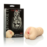CalExotics Stroke It Pussy — Ivory Closed-End Masturbator - SE0912053