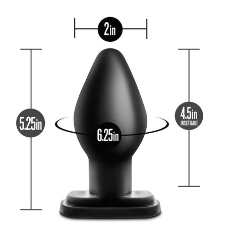 Anal Adventures - XL Plug - Black by Blush