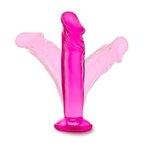 Blush B Yours Sweet n' Small 6 Inch Suction Cup Dildo, Pink - BL-14620