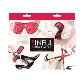 Sinful Bondage Kit by nsnovelties — Pink - NSN1219-04
