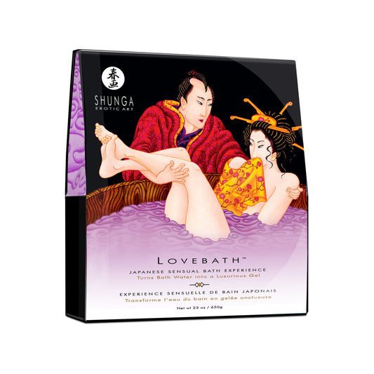 Shunga Lovebath Sensual Lotus Bath Pearls — 23 oz - SHU6802