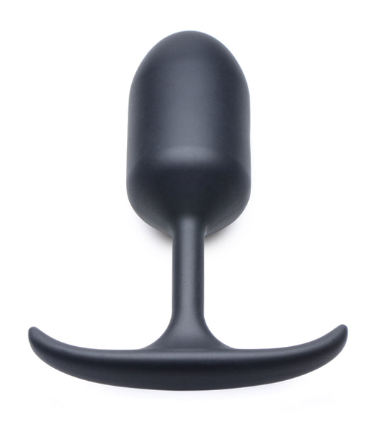"Premium Silicone Weighted Anal Plug - Small HVY-AG472-SML"
