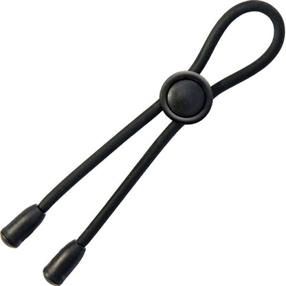 Mack Tuff Adjustable Silicone Cock Tie - Black by Nasstoys